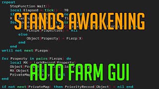 STANDS AWAKENING | HACK/SCRIPT | AUTO FARM & MORE!