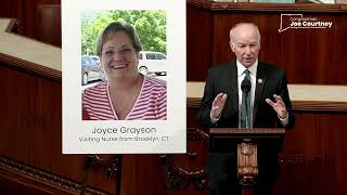 Rep. Courtney Honors Fallen Eastern Connecticut Nurse Joyce Grayson on House Floor