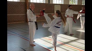 Bag Facaden i Vordingborg. Vordingborg Taekwondo Klub.