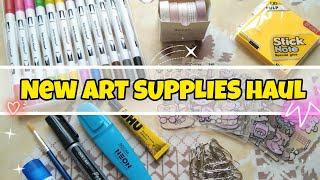 new ART SUPPLIES haul|art supplies unboxing|unboxing videos|new supplies unboxing|BETA craft|haul 🌼