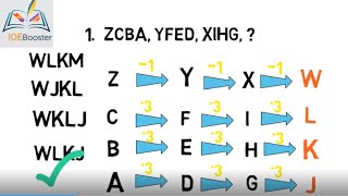 Logical Reasoning :: Alphabet Series