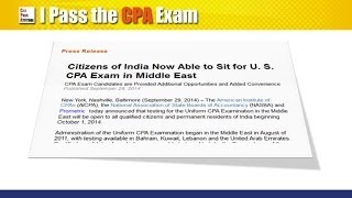 Indians Taking AICPA Exam in Middle East