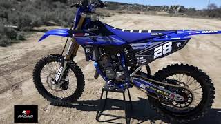 yz 125  trick Project build plastic styling upgrades