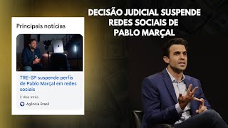 Bloqueio das redes sociais do Pablo Marçal