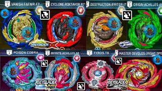 EPIC UPDATE DYNAMITE BATTLE BEYBLADE BURST APP QD VANISH FAFNIR F7 PRO SERIES POISON COBRA QR CODES