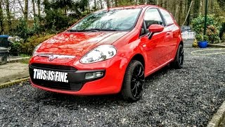 Fiat Punto EVO 1.4 with ABARTH exhaust !!!