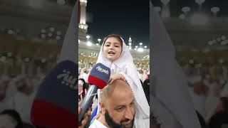 Labbaik Allahumma beautiful cute girl at Hajj #hajj2024 #labbaik_allahumma_labbaik