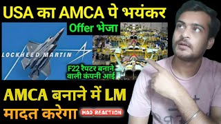 Lockheed Martin का भारत को Bumper Offer🔥Mad Reaction 🔥Made in India AMCA