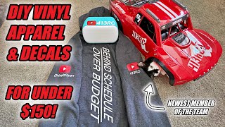 DIY RC Vinyl Decals & Apparel for Under $150!