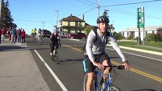 Grand Fondo September 27 2015 part 2 ride had started from Saulnierville, Nova Scotia, Canada