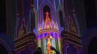 Car procession in Velankanni festival