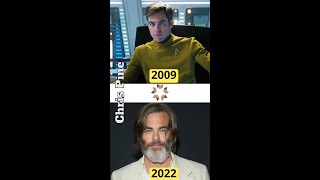 Chris Pine: Star Trek (2009) Cast: Then And Now 2022 #shorts