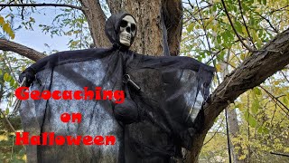 Geocaching on Halloween