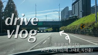 초보운전 브이로그 :: 4연속 차선변경(도시고속도로😵‍💫) | 지옥의 압구정~논현~코엑스 운전기🤢