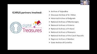 ICARUS Convention #25 - Activities- Digital Treasures Project