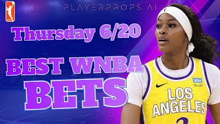 WINNING WNBA Prop Picks for Today's Games | Free Bets & Predictions 6/20/24