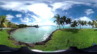 Samoa - Sheraton Beach Resort - Garden - Fales - View - 2020 - Video - yi 360 VR 4k 1/2