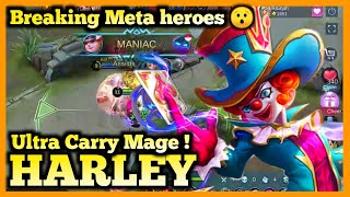 Harley Hyper Carry Gameplay, Harley Best Build, Harley Maniac, Mobile Legends, Season 17, 2020 MLBB