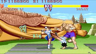 [TAS] Street Fighter 2 Champion Edition  - CHUN-LI / 4K 60 FPS