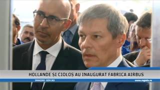 HOLLANDE SI CIOLOS AU INAUGURAT FABRICA AIRBUS