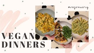 A WHOLE MONTH OF VEGAN DINNERS | EMILY ROSE