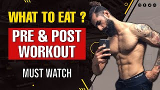 WHAT TO EAT BEFORE AND AFTER GYM Best Pre and Post Workout Meals