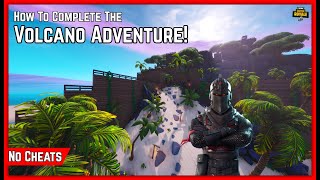 How To NO CHEAT The VOLCANO ADVENTURE! New Fortnite Creative Gamemode