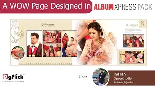 Album pages designed by our Album Xpress user Karam,Bhilwara, Rajasthan|DgFlick|Ready Templates