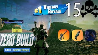 15 Elimination Solo Vs Solo "Zero Build" Gameplay (Fortnite chapter 5 season 4) Mouse and keyboard