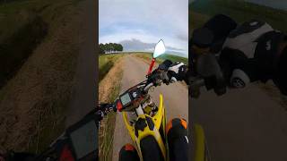 DANGEROUS driving With the supermoto!😱 #dirtbike #stroke #motorcycle #bikelife #dangerous