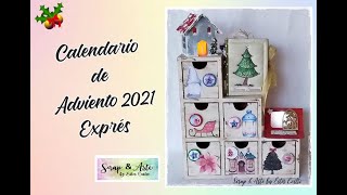 CALENDARIO DE ADVIENTO EXPRÉS - NAVIDAD 2021 -  SCRAP NAVIDEÑO - #scrapbooking #navidad2021 #scrap