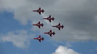 Plane Spotting - Airpower24 - Northrop F 5 Tiger - (Patrouille Suisse) (Switzerland)