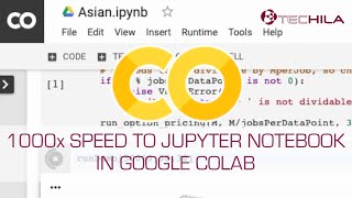 1000x speed to Google Colab using Techila Distributed Computing Engine