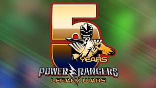 They didn't Forget about the 5th Year Anniversary this time "NEWS" ~ Power Rangers Legacy Wars