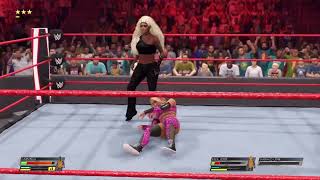 WWE2K22 RAW CARMELLA VS KEZA LEON