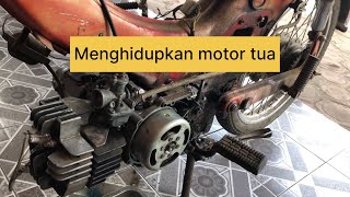 Motor yamaha 2 tak dihidupkan nyala sebentar