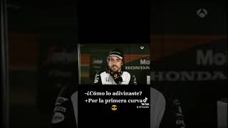 Fernando Alonso adivina el circuito en 1 curva #shorts #shortsvideo #shortsfeed