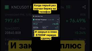 Результат торговли на фьючерсах плюс 83000₽ за одну сделку #shorts