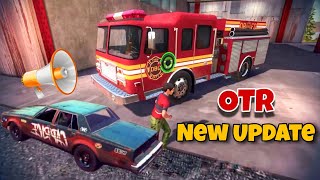 Modern FIRE TRUCK & Custom CAR Horn - OTR December Update | Off Road Car Driving Game