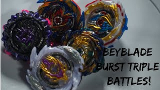 Variant Lucifer Vs two! Beyblade Burst Triple Battles