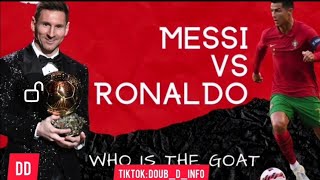 tande koze ki kache dèyè #goat sa.)(Doub D info) Messi CR7 kiyès ki the goat?