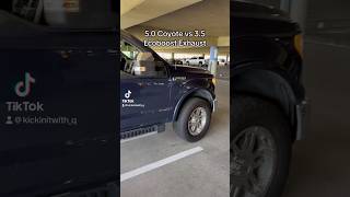 5.0 Coyote vs 3.5 Ecoboost Exhaust Sound