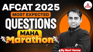 AFCAT 2025 | Most Expected Questions Maha Marathon | By Ravi Verma