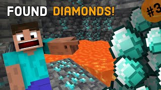 [EP-3] I Found DIAMONDS! (👨‍🌾Upgrading The Wheat Farm 🚜 ) | MINECRAFT SURVIVAL SERIES