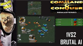 /Command & Conquer Remastered/ (Skirmish) 1VS2 BRUTAL AI  I 2vs1-Xatros I