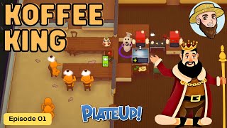 Koffee King! - *COMMUNITY FUN!* Solo Play PlateUp! I Part 01 #coffee  #plateup #theontariogardener