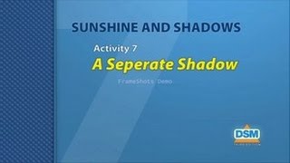 Sunshine and Shadows - Activity 7: A Separate Shadow