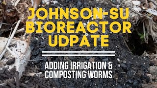 Adding Irrigation and Composting Worms to the Bioreactors | UPDATE VIDEO