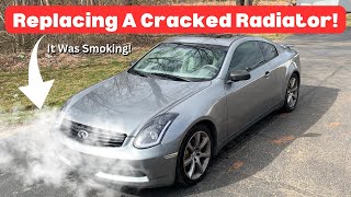 How to Replace Radiator Infiniti G35 Coupe