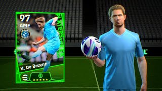 ثغرة الحصول على دي بروين بوستر 101 نسخة نجوم الأسبوع في بيس 24🔥eFootball 2024 Mobile / Pes 24 Mobile